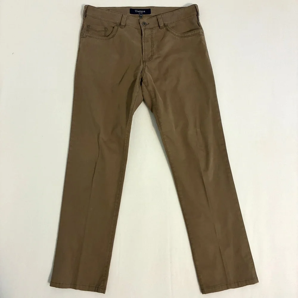 Atelier Gardeur Nevio Pants Mens 36x34 (Fits 36x33) Regular Fit‎ Preppy Designer